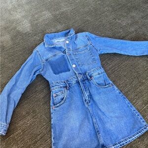 Stylish Blue Denim Dress